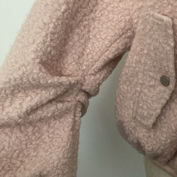 By Anthropologie Pink Sherpa Boomer Jacket - Picture 11 of 16